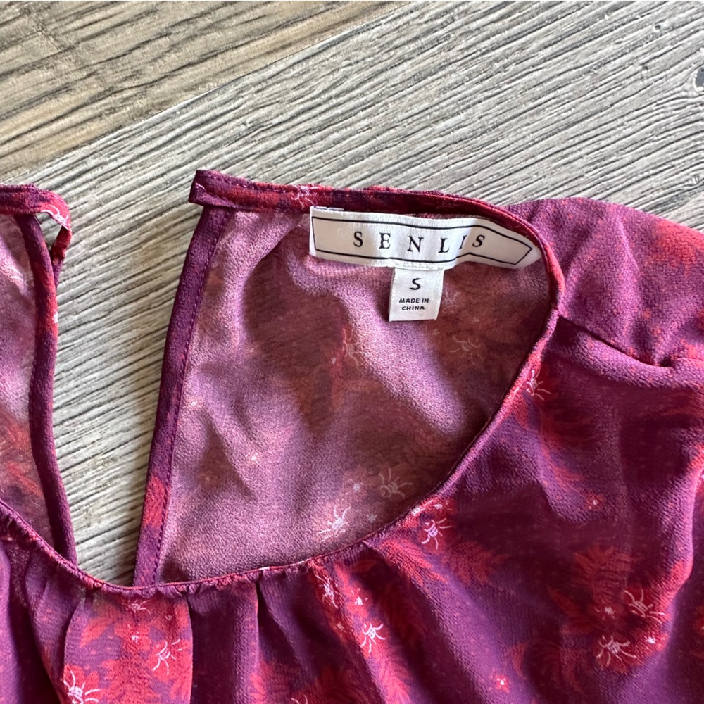 Boho Senlis Midi Floral Dress Small - Picture 14 of 16